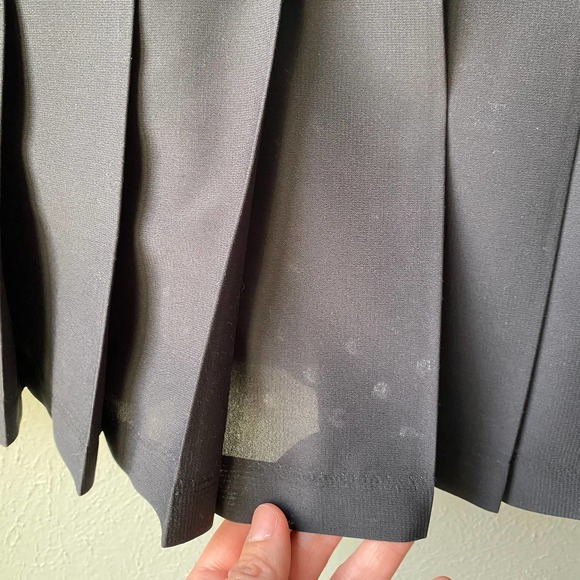 Soft Surroundings Chloe Gray Turtleneck Sweater Dress Pleated Skirt Tall Small - Picture 11 of 11